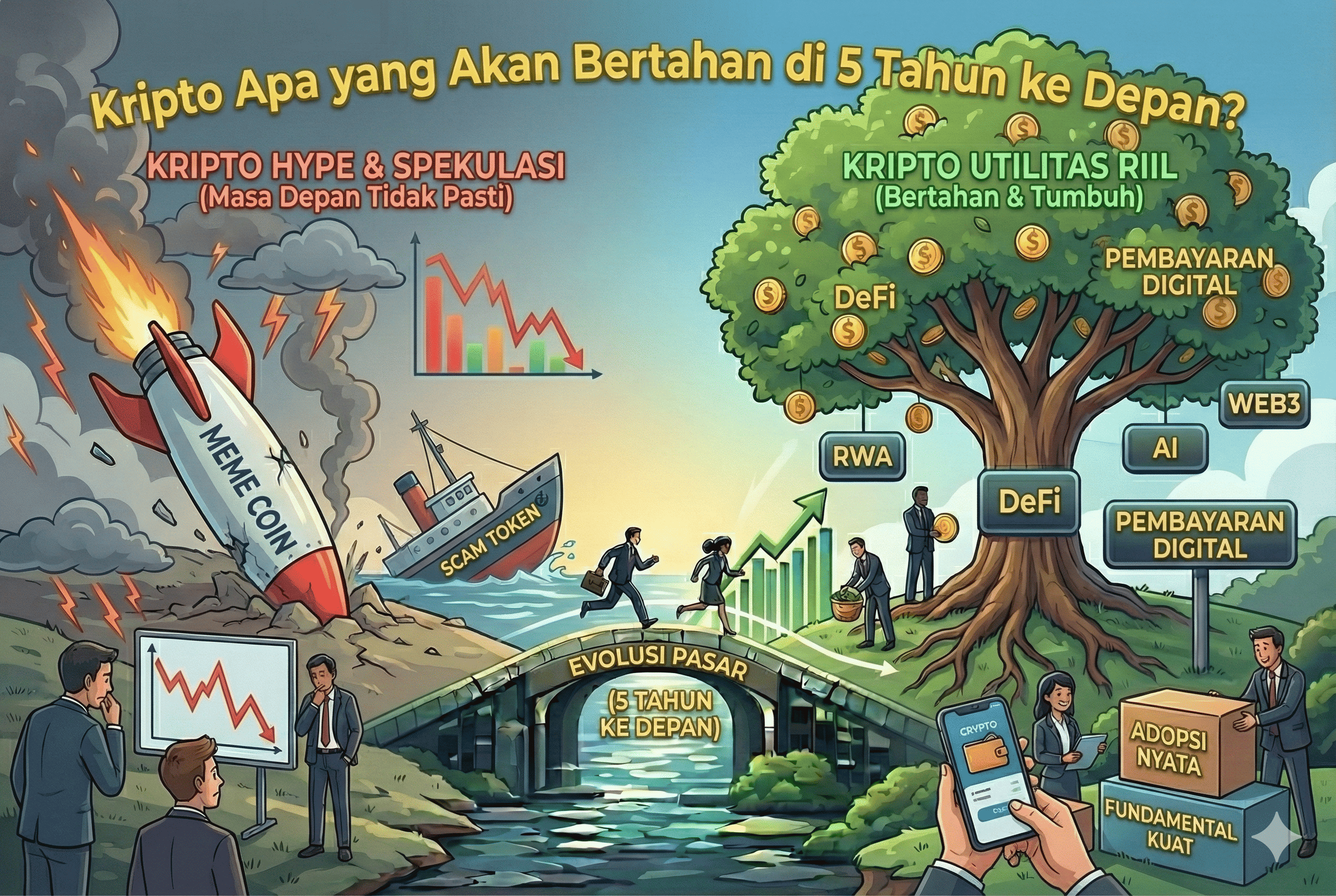 Kripto Apa yang Akan Bertahan di 5 Tahun ke Depan?